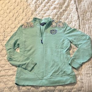 Vineyard Vines Kentucky Derby Mint Green Pullover